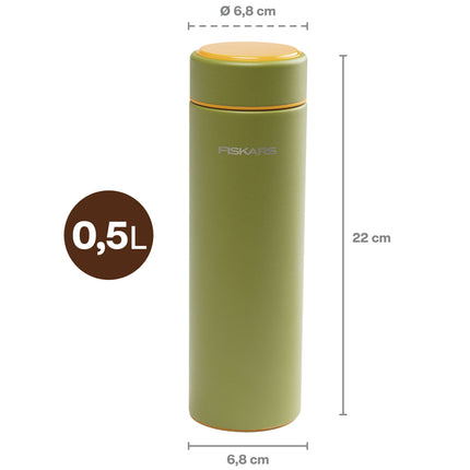 Termoláhev zelená 0,5 litru, láhev na cesty