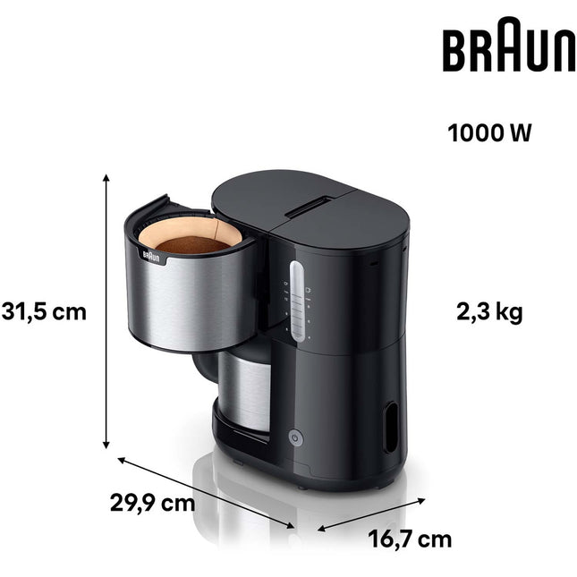 Kávovar s termoskou KF1505BK PurShine 1,2l