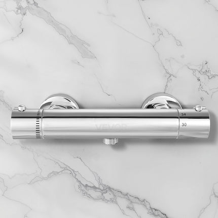 Thermostatic Shower Valve, 38C Lock, Brass, G1/2