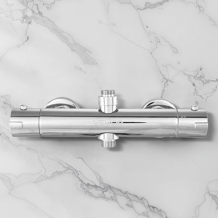 Thermostatic Shower Valve, 38C Safety Lock, Brass