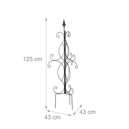 Three-Legged Folding Plant Trellis, 125 cm
