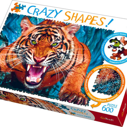 Puzzle Tygr 600 dílků – zábava pro celou rodinu