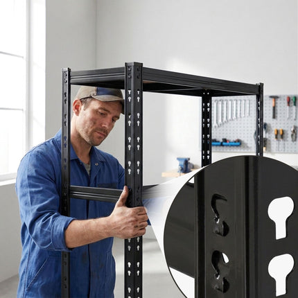 Tire Rack, 2-Shelf Steel, Adjustable Spacing