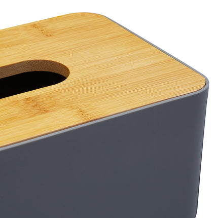 Taschentuchbox mit Bambusdeckel