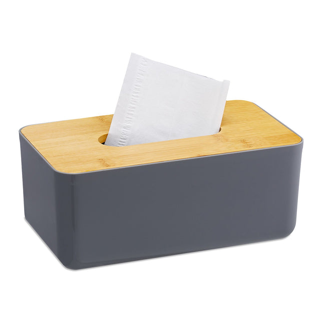Taschentuchbox mit Bambusdeckel