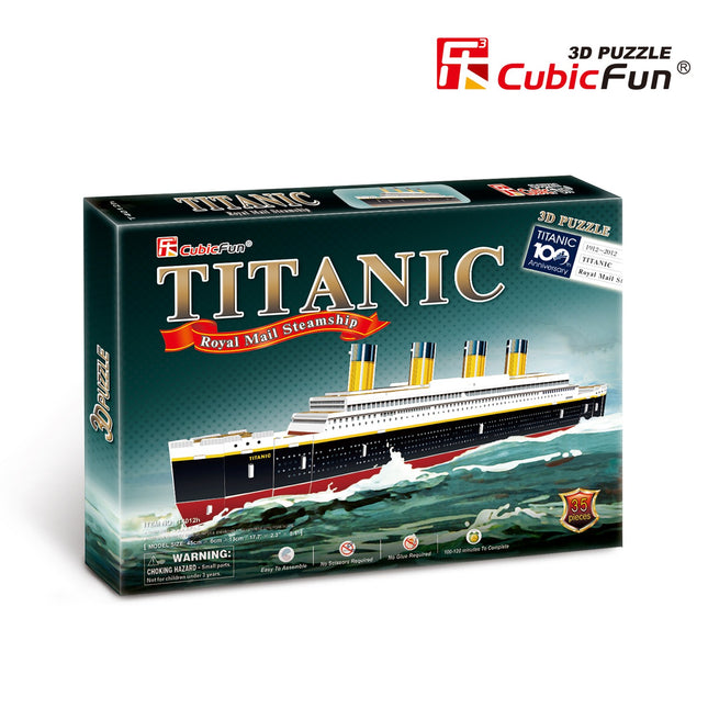 3D puzzle Titanic, malá velikost, zábava pro všechny věkové kategorie