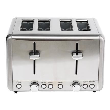 Topinkovač na 4 topinky 1000W BR420, nerez