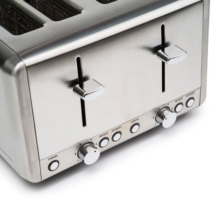 Topinkovač na 4 topinky 1000W BR420, nerez