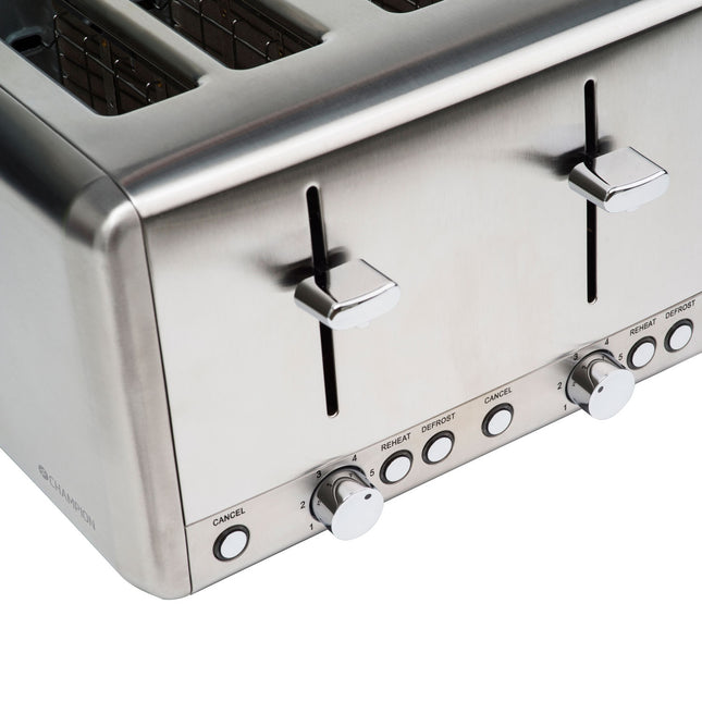 Toaster 4 slices 1000W BR420 Stainless