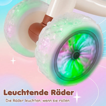 Toddler Balance Bike, No Pedals, Adjustable Seat & Handlebar