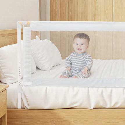 Toddler Bed Rail Set, 3-Piece, Adjustable Height, Fits Queen