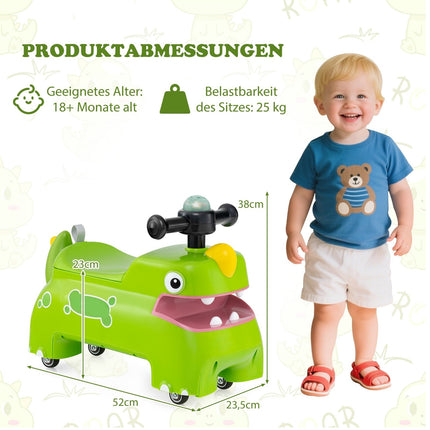 Dětské jezdítko s úložným prostorem, světly a zvuky