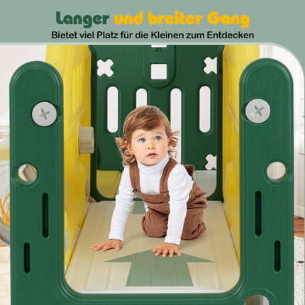Toddler Slide Set with Climbing Frame & Tunnel – 9-in-1 Indoor Playground