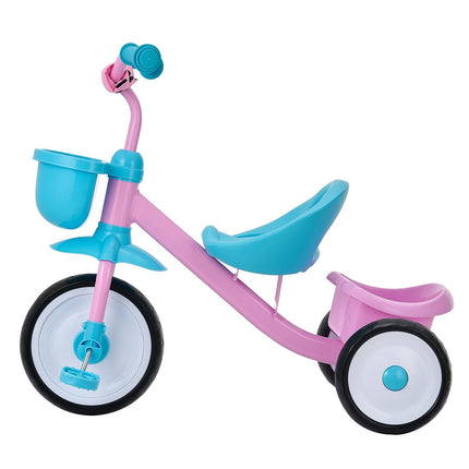 Toddler Tricycle 2–5 Years, Adjustable Seat, Basket