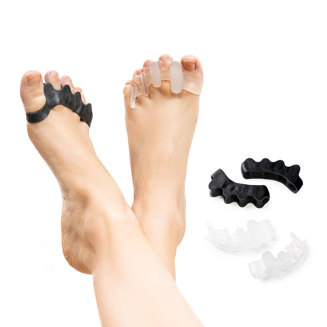 Oddělovače prstů na nohou pro relaxaci a sport Toelax InnovaGoods 4 ks
