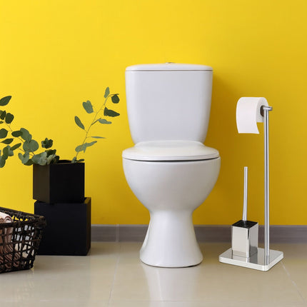 WC stojan s držákem a 2 náhradními hlavicemi kartáče