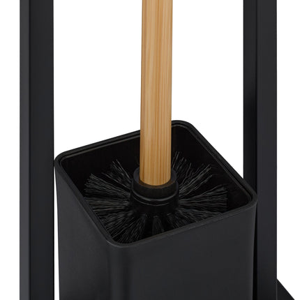 WC stojan z bambusu a nerezové oceli