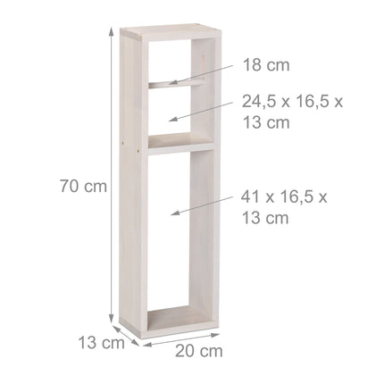 Toilet paper holder white vintage