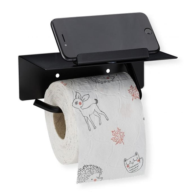 Toiletrolhouder met plankje