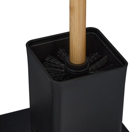 WC prkénko z bambusu a nerezové oceli