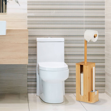 WC sada z bambusu a plastu