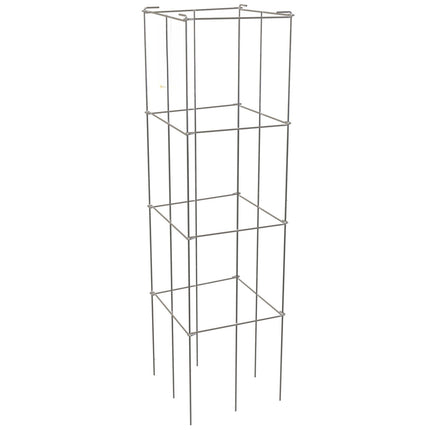 Tomato Cages, 46.1 in Tall, 5-Pack PVC-Coated Steel