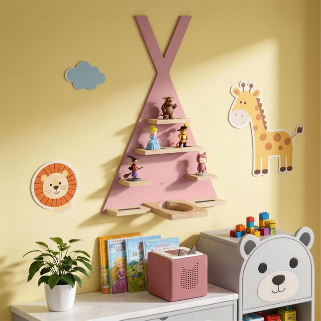 Toniebox Wall Shelf with Magnetic Storage for 34 Figures