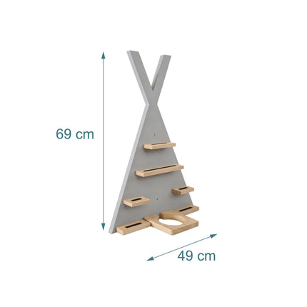 Toniebox Wall Shelf with Magnetic Storage for 34 Figures