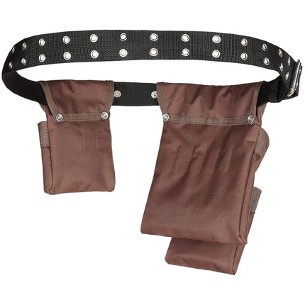 Tool Belt, 13 Pockets, Adjustable 29–54 In, Detachable