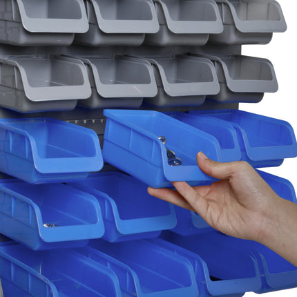 Workshop Tool Holder - Wall Mount, Blue & Grey