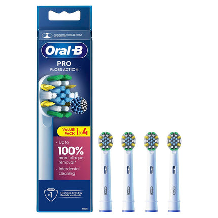 Hlavice zubního kartáčku, Floss Action, 4 ks