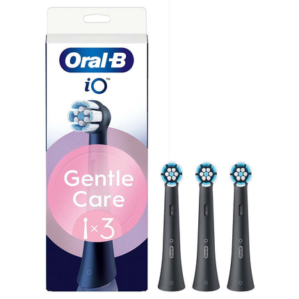 Hlavice zubního kartáčku, Gentle Care, černá, 3 ks