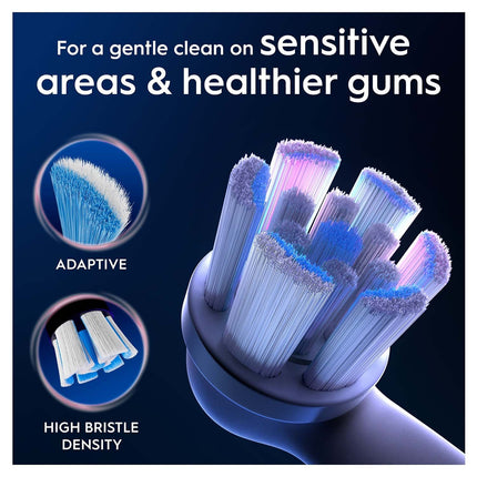 Toothbrush Heads, Gentle Care, White, Pack of 6