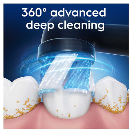Hlavice zubního kartáčku, Ultimate Clean, černá, 4 ks