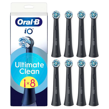 Hlavice zubního kartáčku, Ultimate Clean černá, 8 ks