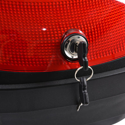 Kufr na motorku a skútr pro přilbu, 48L, černý