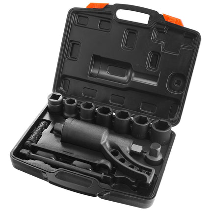 Torque Multiplier Wrench Set, 1 Inch Drive, 8 Sockets, Case