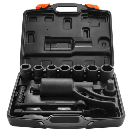 Torque Multiplier Wrench Set, 1 Inch Drive, 8 Sockets, Case