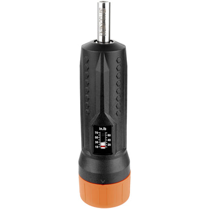 Torque Screwdriver Set, 1/4 in Drive, 10–70 in-lb, 12 Bits