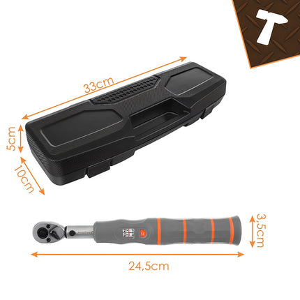 Momentový klíč 1/4" 2-26 Nm, přesnost ±0.5%