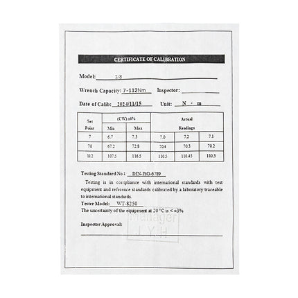 Momentový klíč 3/8 7-112Nm Bigstren 22097