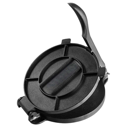 Tortilla Press, 10-Inch Cast Iron, Pre-Seasoned, 100 Sheets