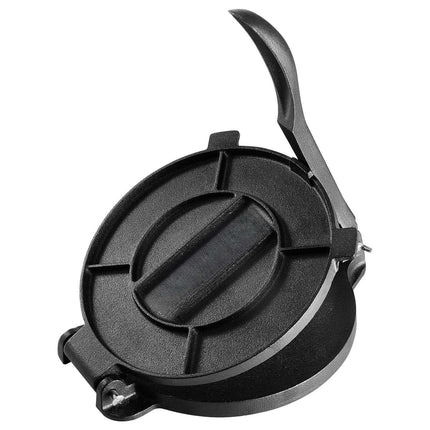 Tortilla Press, 8 Inch Cast Iron, Pre-Seasoned, 100 Sheets