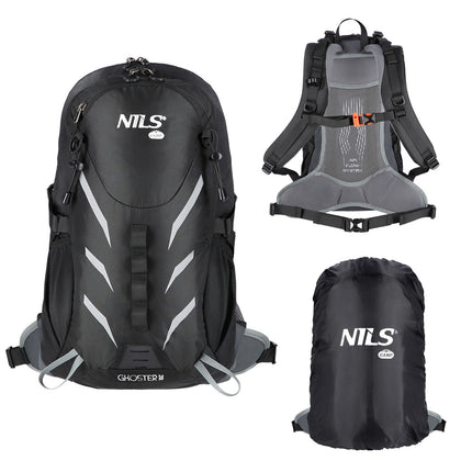 Turistický batoh, černý, objem 20L
