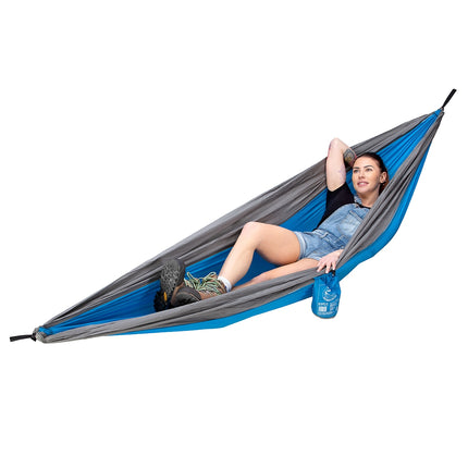 Tourist Hammock, Blue, Portable, Lightweight