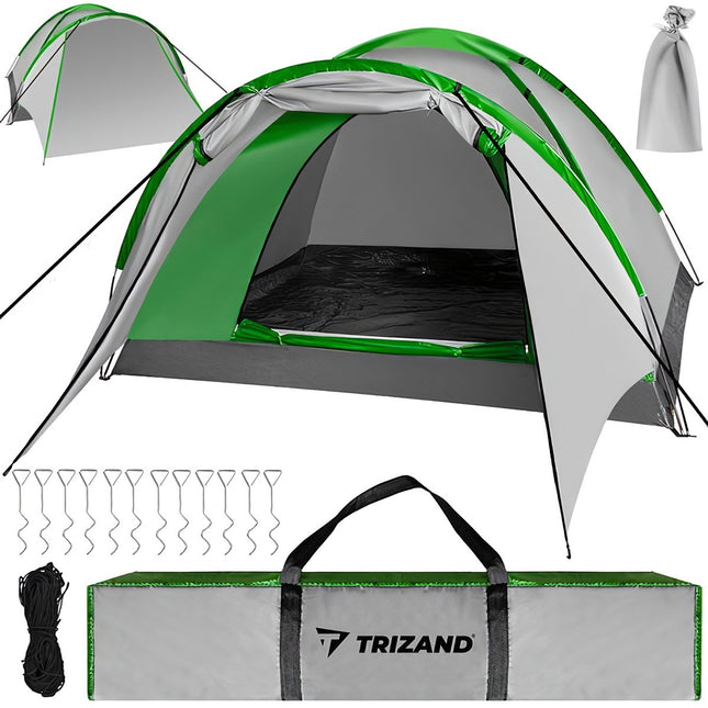 Turistický stan pro 2-4 osoby, lehký a odolný