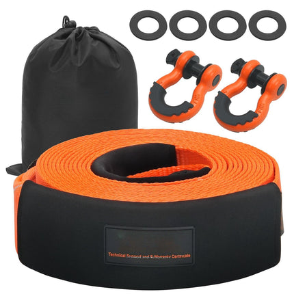 Tow Strap Recovery Kit, 3 in x 30 ft, 36,000 lb