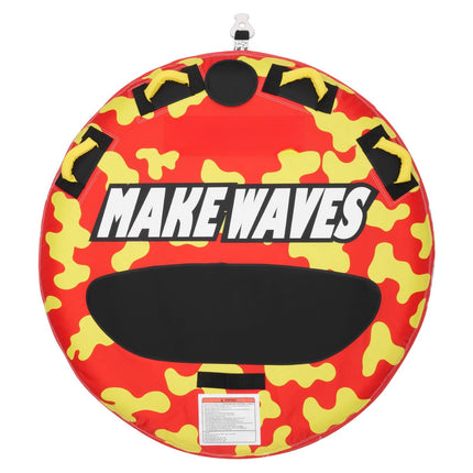 Towable Tube for Boating, 2-Rider, 340 lb Nylon Cover