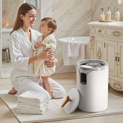 Towel Warmer Bucket 20L, 24H Delay, Auto Shut-Off