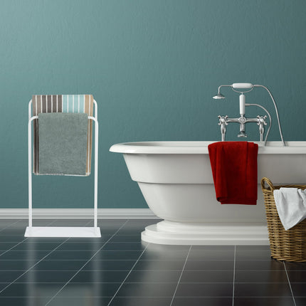 Towel hanger White 2 Bars